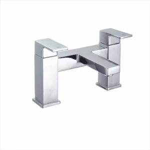 Chrome Deck Mounted Bath Filler-Moderna-