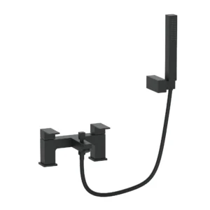 Matt Black Bath Shower Mixer Tap -BLK11- Incl. Kit