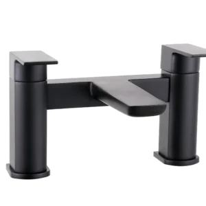 Square Bath Filler Mixer Tap Matt Black -BLK03-