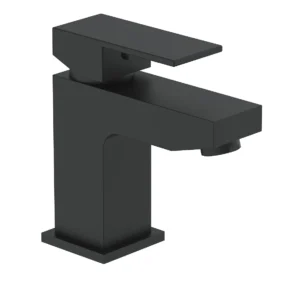 Matt Black Mono Basin Mixer Tap -BLK10- Incl. Waste