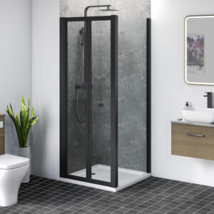 Black Shower Side Panel 1000mm x 1900mm High