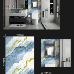 PVC Wall Panel -1000mm x 2400mm x 10mm - Top 041