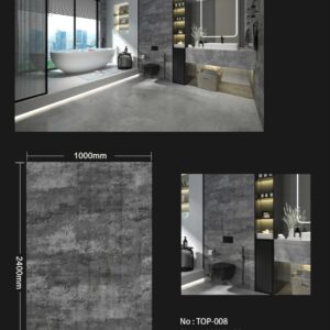 PVC Wall Panel -1000mm x 2400mm x 10mm - Top 008