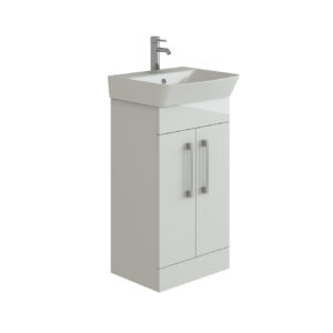 600mm White Unit and Basin (Planet)