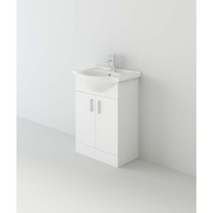 500 Gloss White Unit and Basin (Mars)