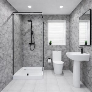 PVC Wall Panel-1000mm x 2400mm x 10mm Italian Marble