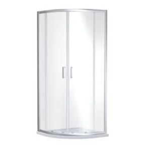 1000 x 1000mm Quandrant Chrome Shower Enclosure