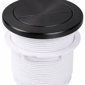 Matte Black Button for Pneumatic Cistern