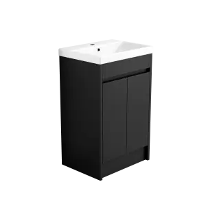 Matt Black Origin 500mm Floorstanding Unit