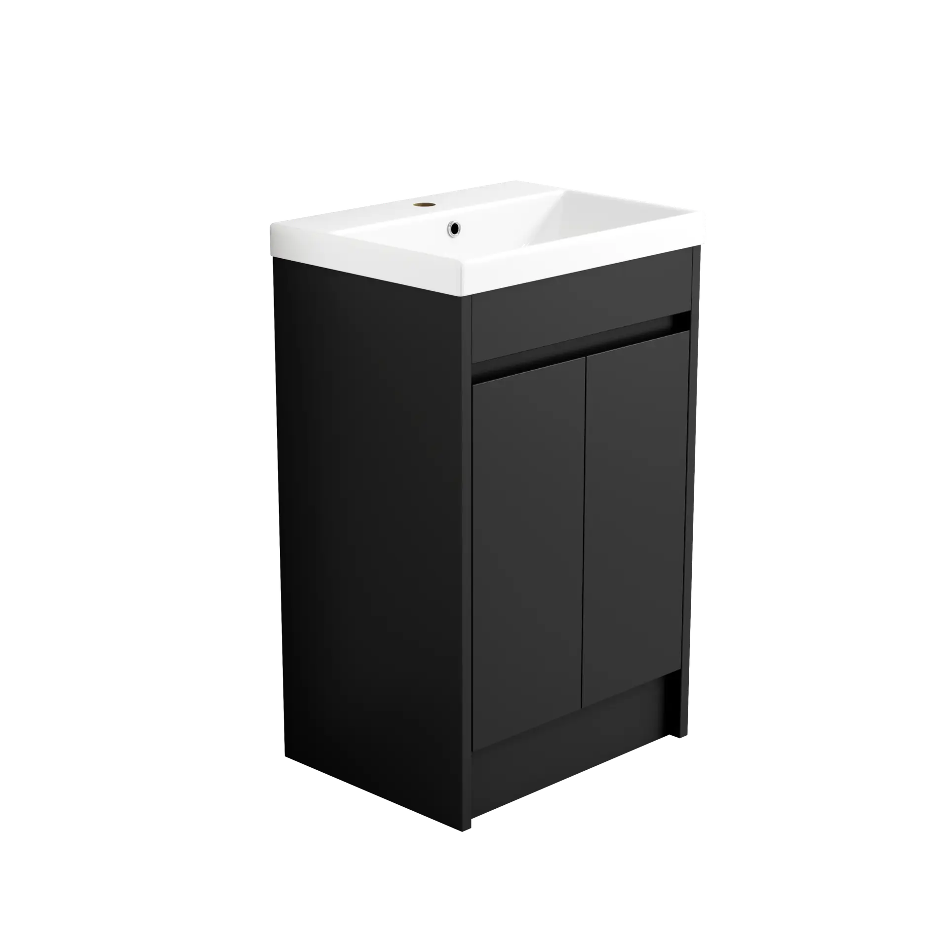 Matt Black Origin 500mm Floorstanding Unit