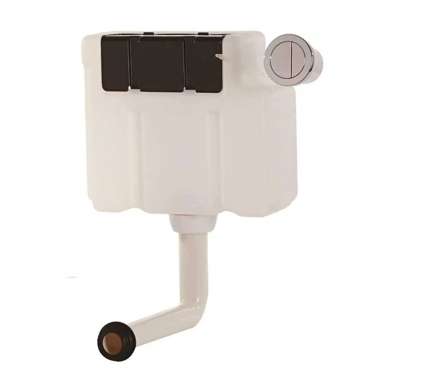 Insulated Pneumatic Concealed Cistern with Chrome Button
